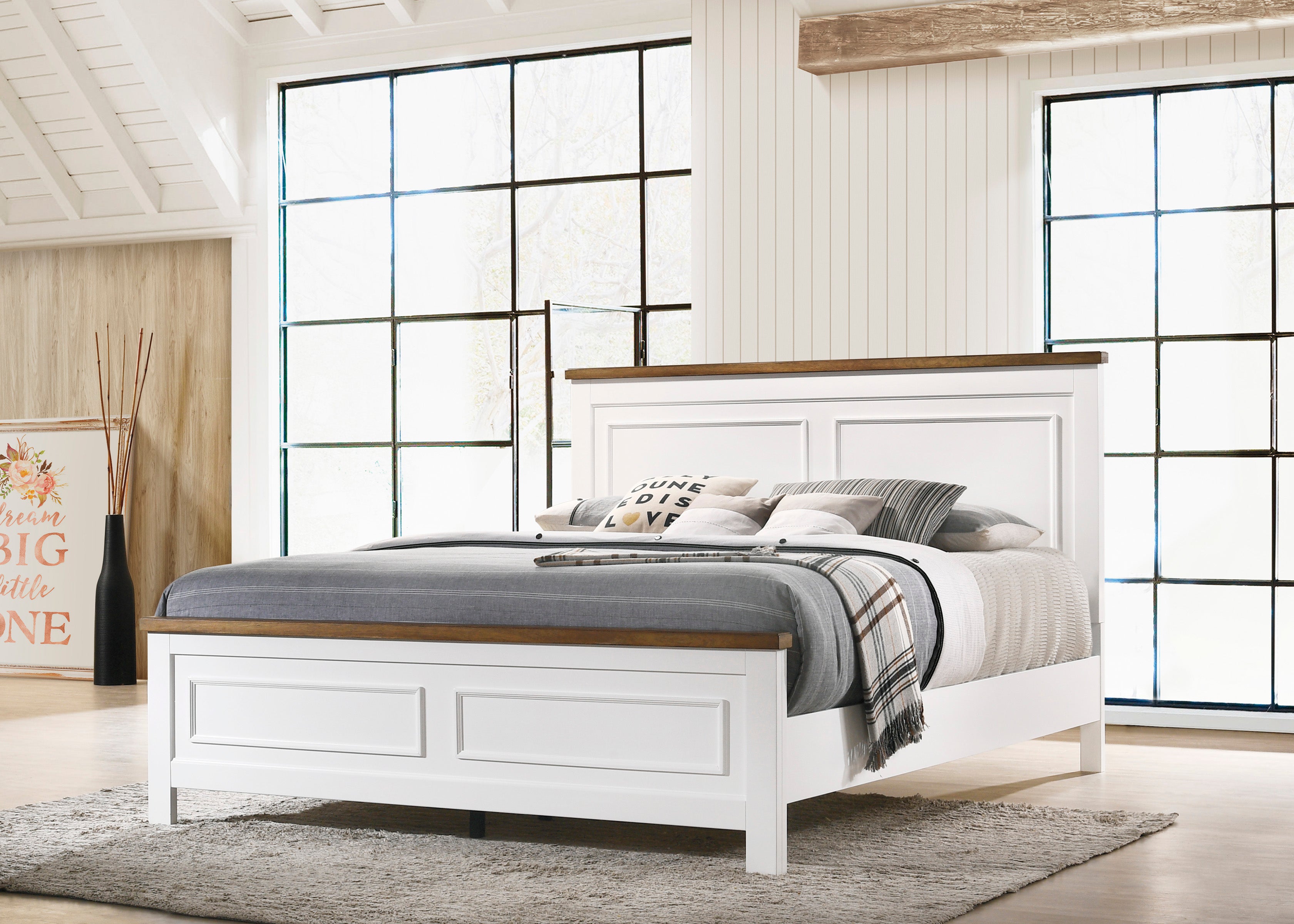 Ashley furniture king deals size bed frame