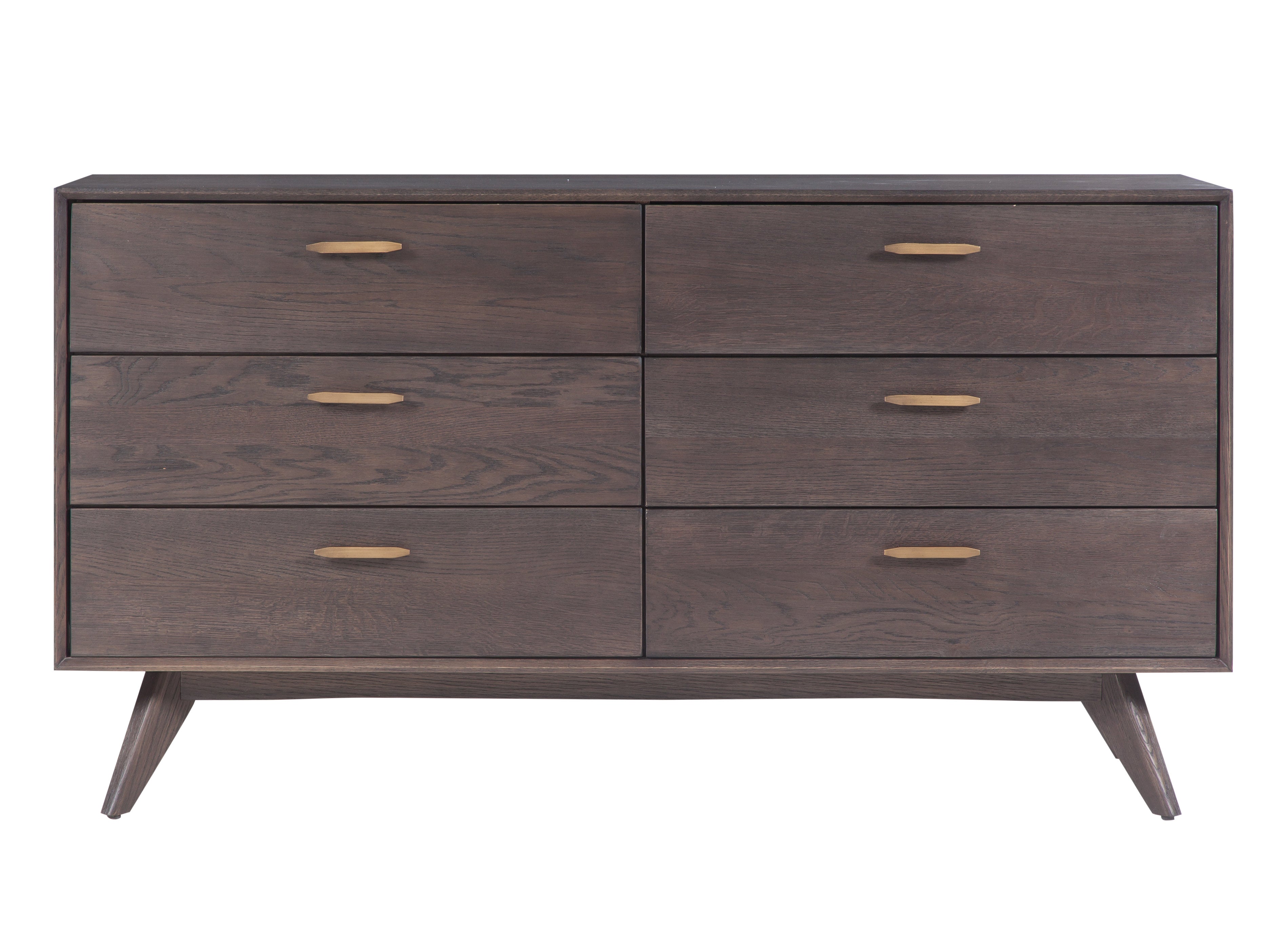 Modrn glam deals 6 drawer dresser