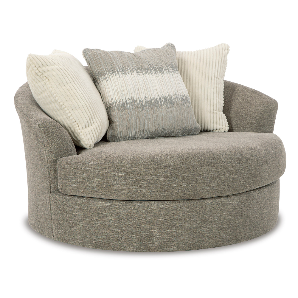 Creswell Oversized Swivel Accent Chair – Al Rugaib Furniture