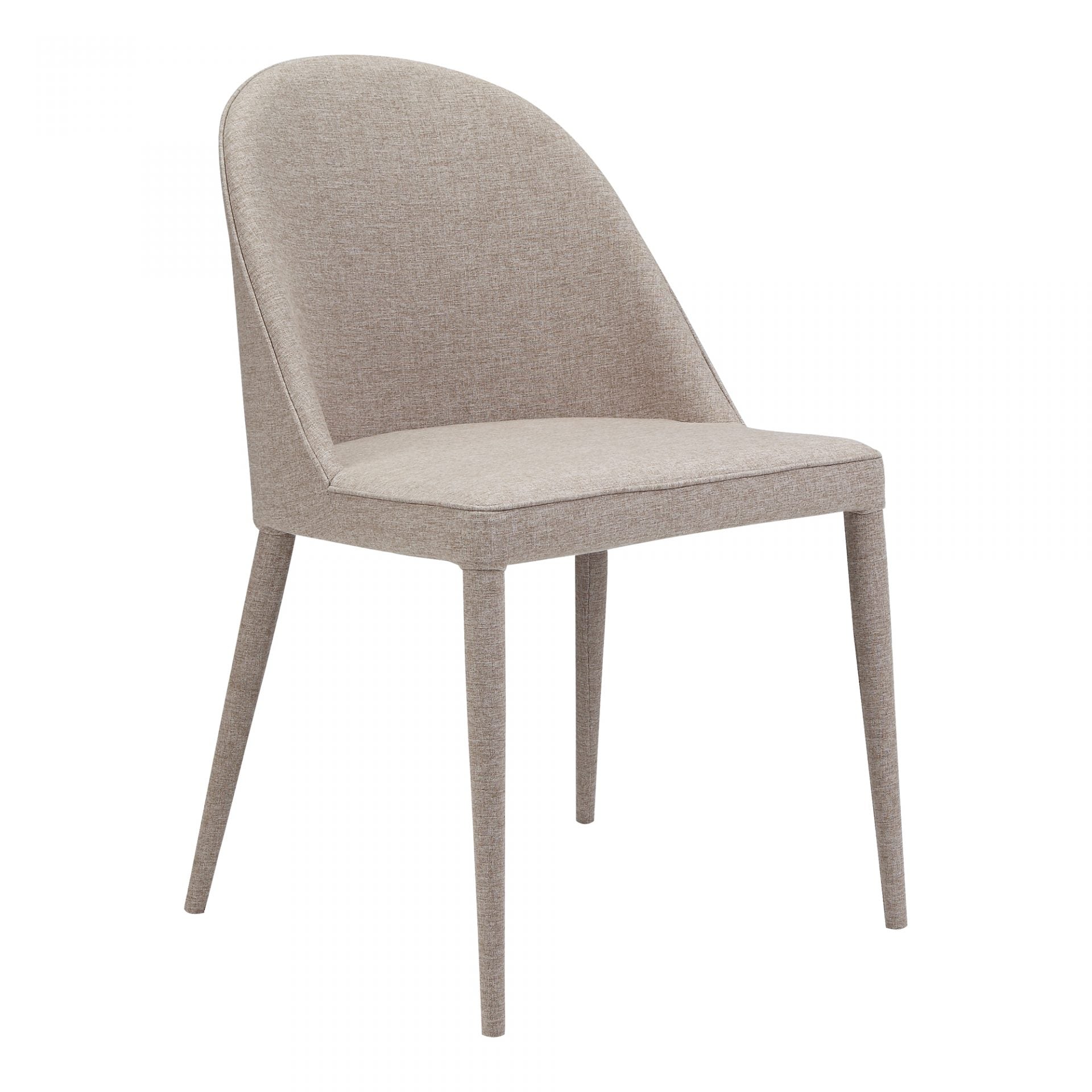 Burton Fabric Dining Chair Light Grey M2 Al Rugaib Furniture