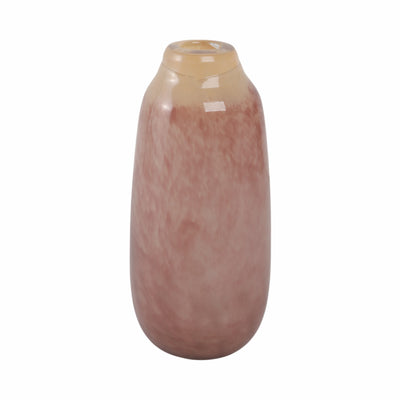 11" KANO SMALL MAUVE GLASS VASE