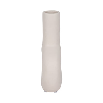 DOL, 8" OPEN CUT VASE, COTTON