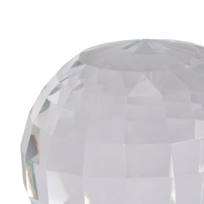 CRYSTAL 5" ORB, CLEAR