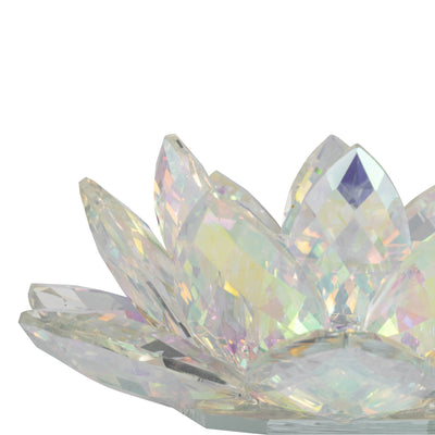 RAINBOW CRYSTAL LOTUS VOTIVE HOLDER