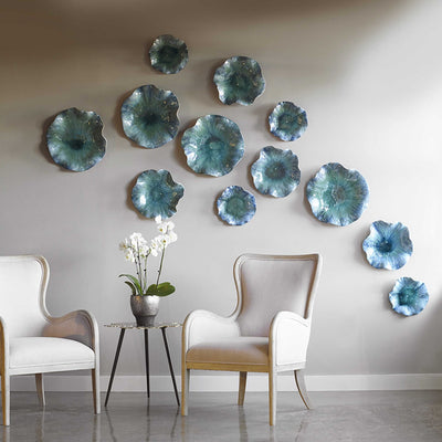 Abella Ceramic Wall Decor, S/3