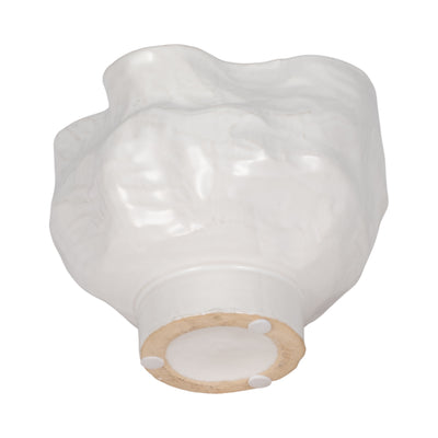 20oz Citro Candle Wavy Bowl, White