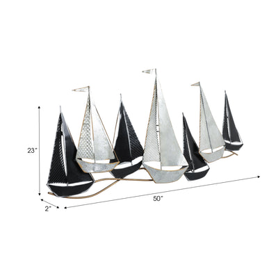 METAL 50" SAILBOATS, MULTI WB