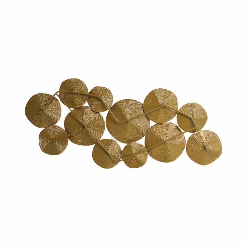 39" Gold Layered Discs Metal Wall D?cor, Gold