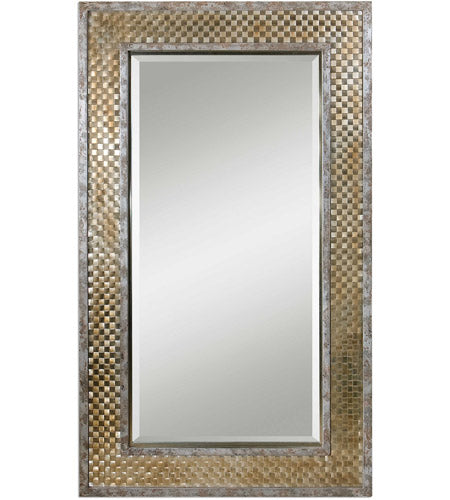 Mondego Woven Nickel Mirror