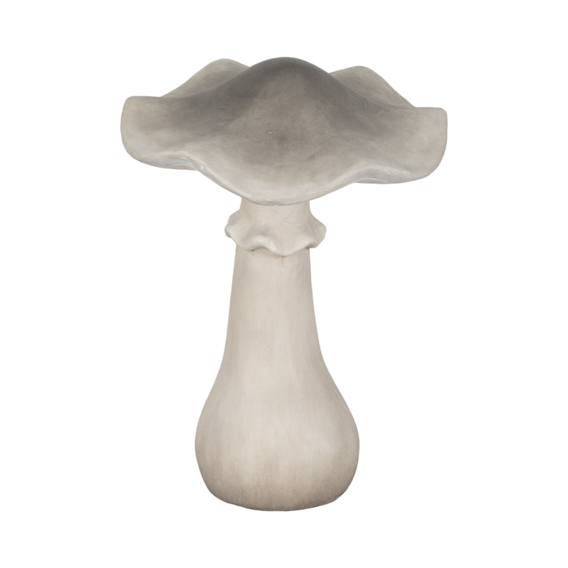 28" Garden Mushroom, Grey