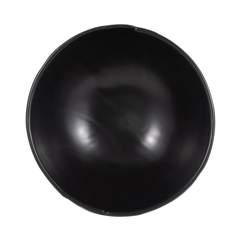 12 Contemporary Deep Bowl, Black/white