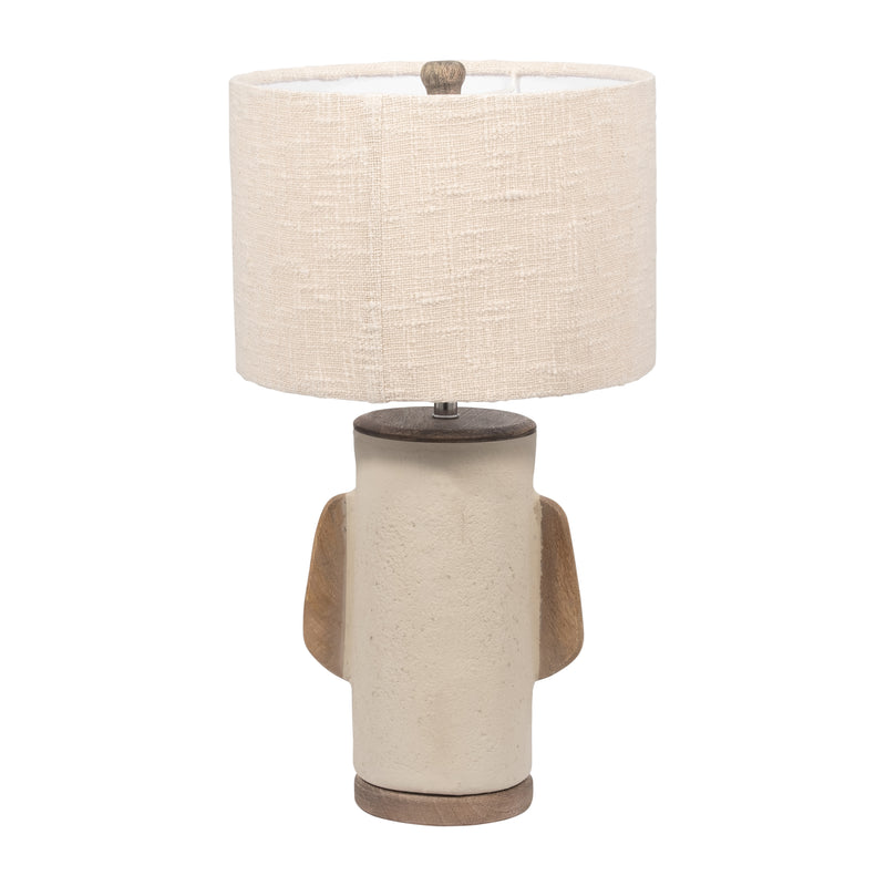 Ecomix, 24" Organic Table Lamp, Ivory