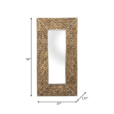 47x94, GOLD SCALES MIRROR