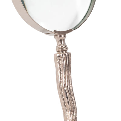 11" Seashell Magnifying Glass, Silver