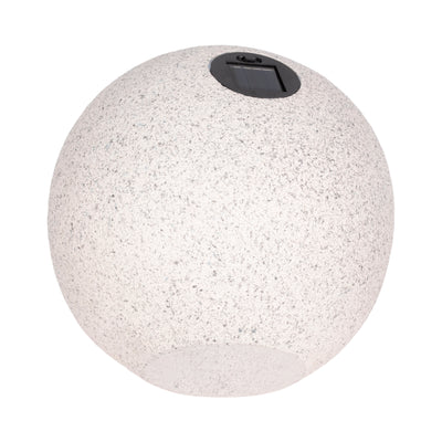 Resin, 11" Solar Orb, Grey