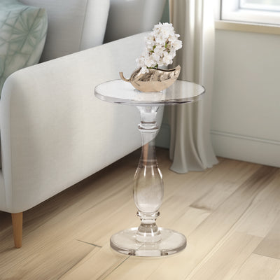 20" Nivine Acrylic Accent Table