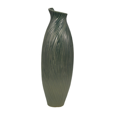 Rubpert Large Green Floor Vase