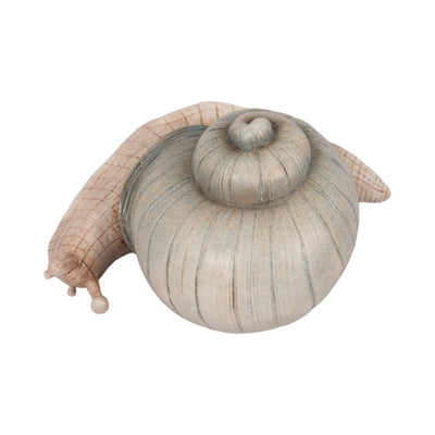 11" Garden Snail, Green