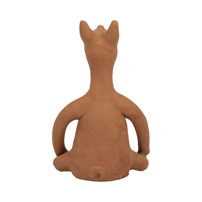 TERRACOTTA, 9" OM YOGA BUNNY, NATURAL