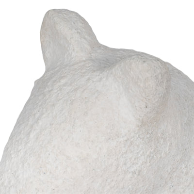 9" Textured Horse, White