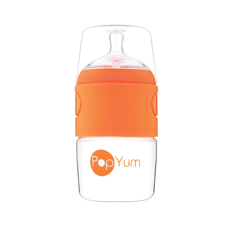 Pop Yum Baby Feeding Bottle - 150 ml - Orange