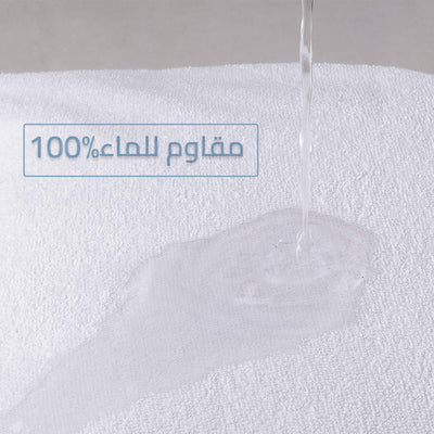 Mattress Protector of Soft Cotton With Rubber Edges Waterproof