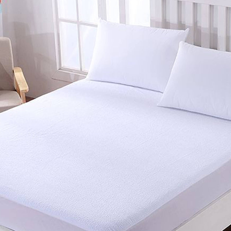 Mattress Protector of Soft Cotton With Rubber Edges Waterproof