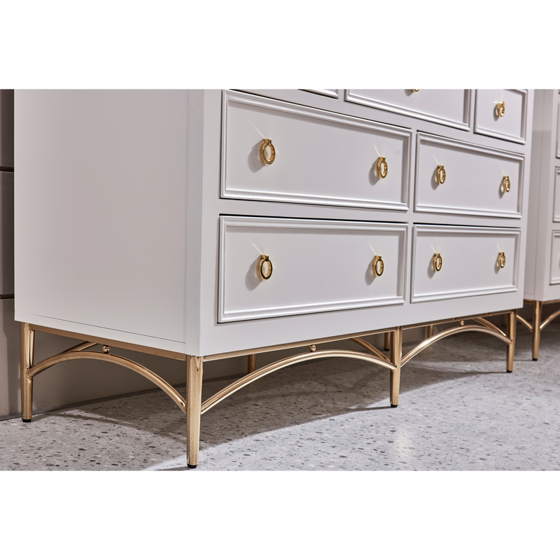 WHITE PEARL DRESSER