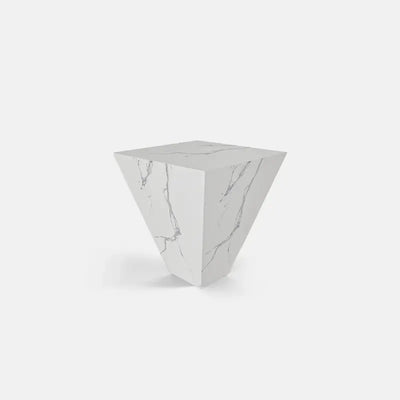 Estorio Elegance Marble Side Table By Alhome