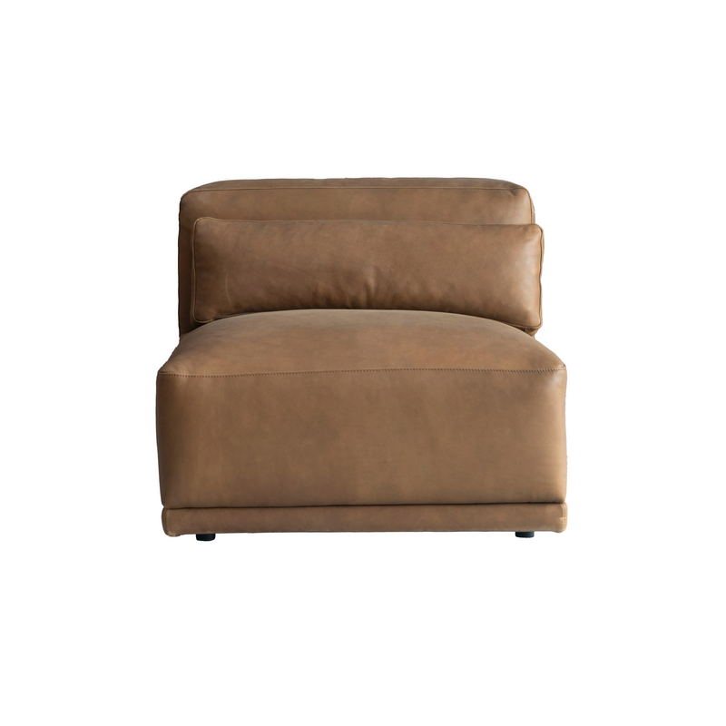 Sleek Serenity Caramel Sectional W304