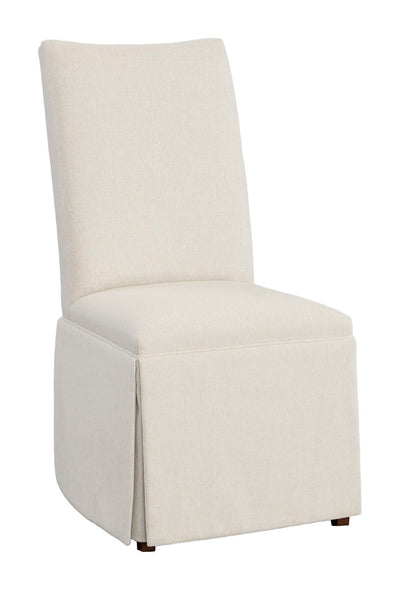 Concave Tall Back Skirted Dining Chair - 1205-05-T