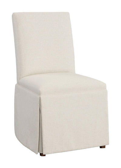 Straight Short Back Skirted Dining Chair - 1211-05-T