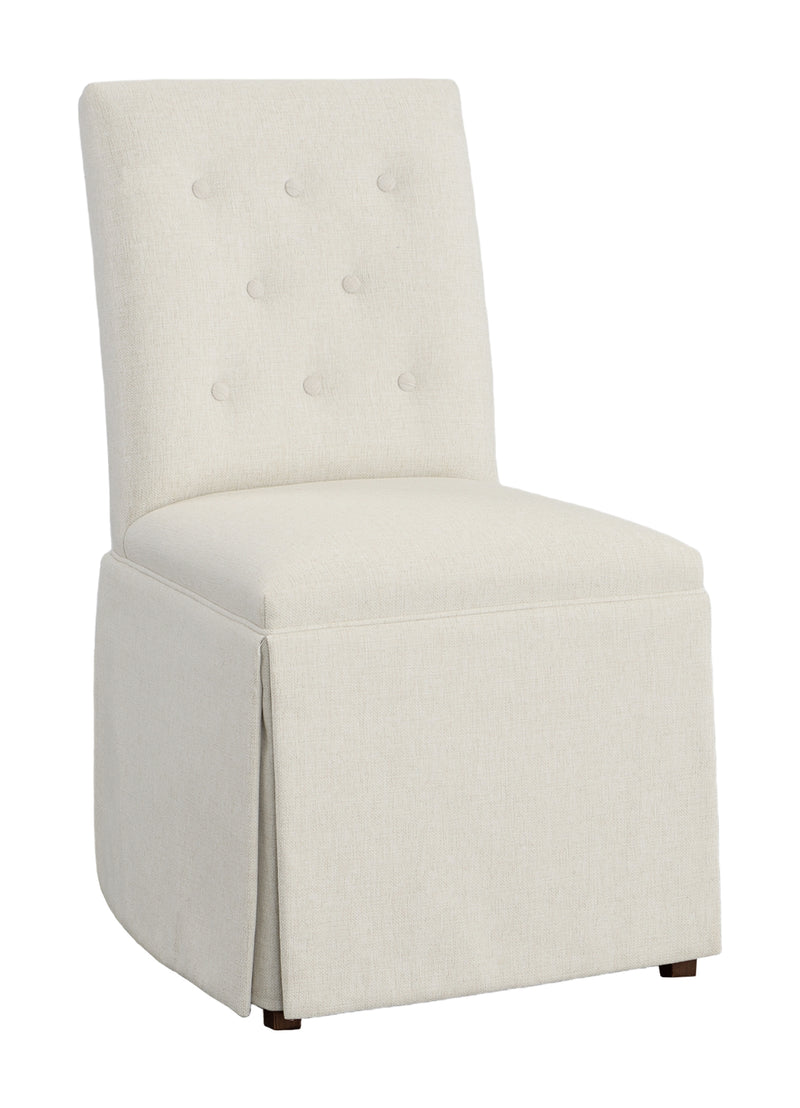 Straight Short Back Skirted Dining Chair - 1213-05-T