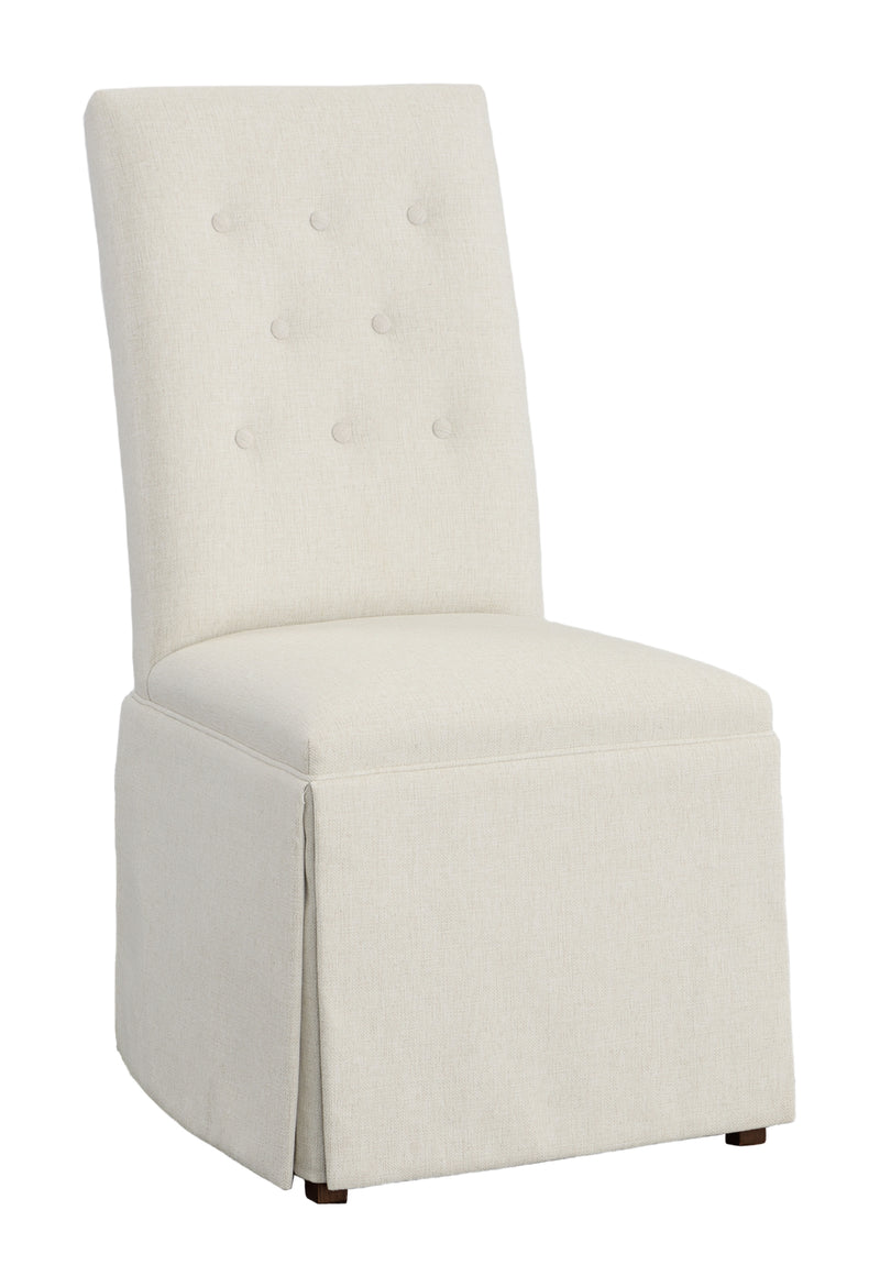 Straight Tall Back Skirted Dining Chair - 1217-05-T