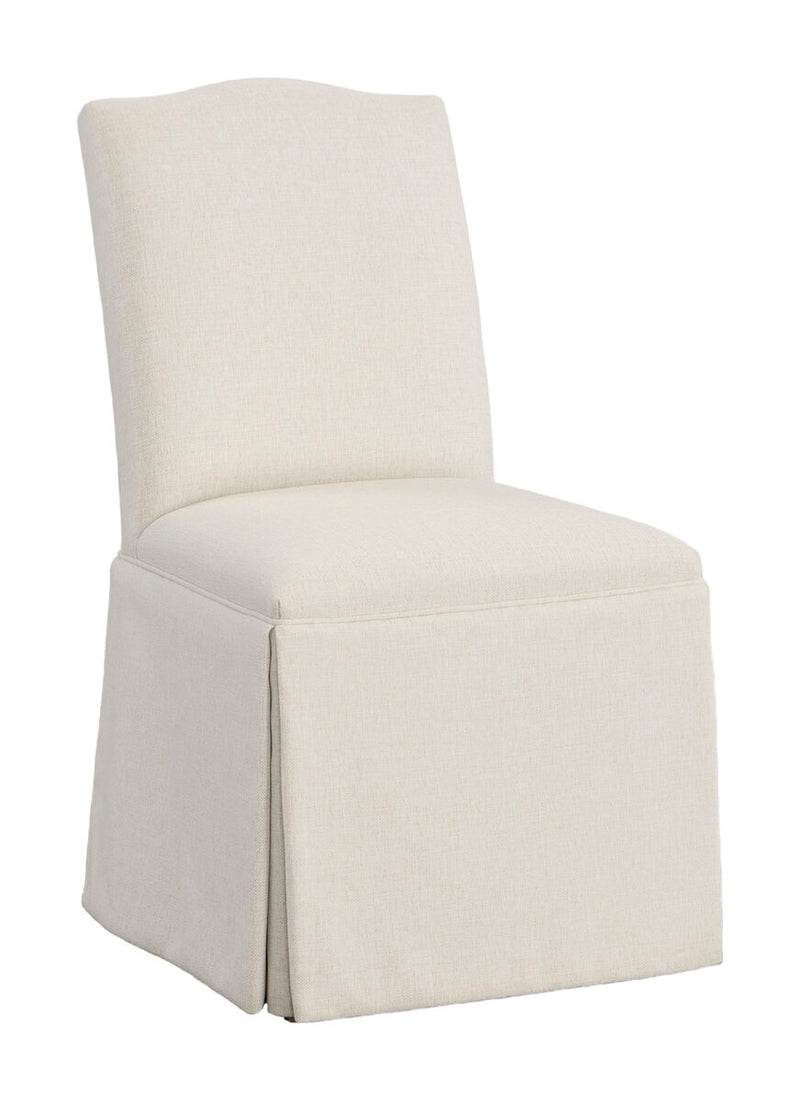 Camel Short Back Skirted Dining Chair - 1221-05-T