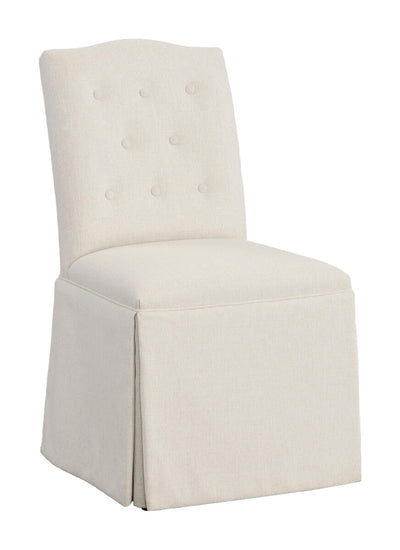 Camel Short Back Skirted Dining Chair - 1223-05-T