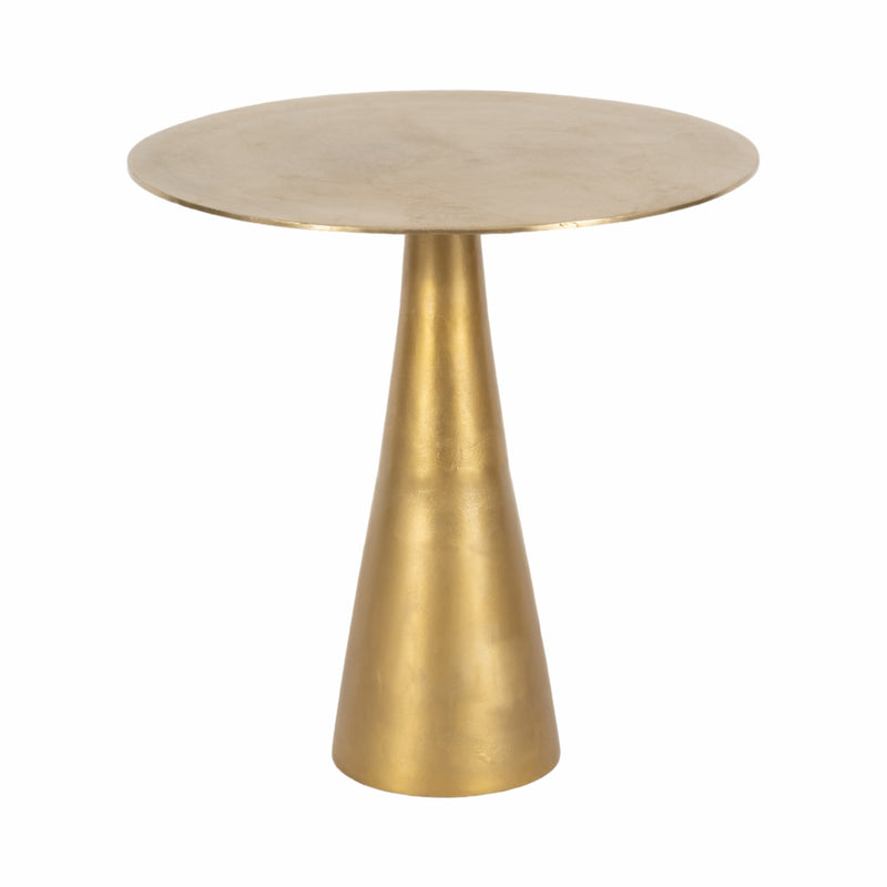 Metal, 24" Sanders Accent Table, Gold