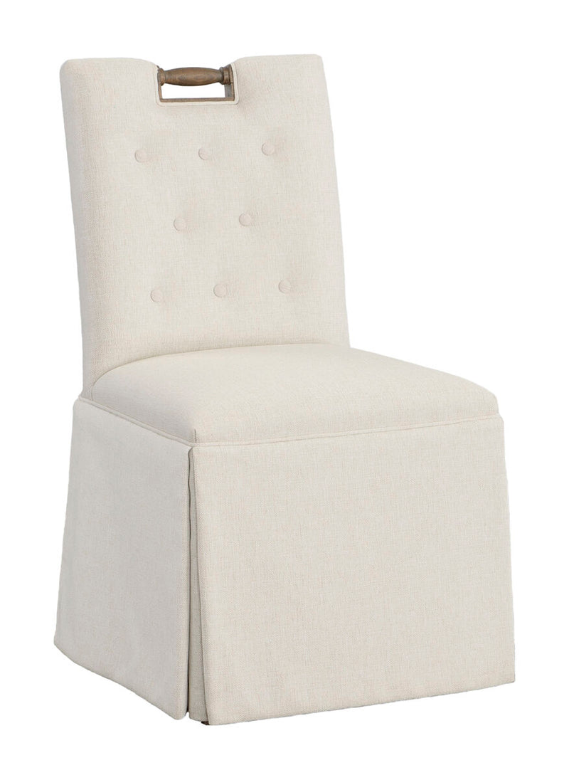 Pull Short Back Skirted Dining Chair - 1233-05-M