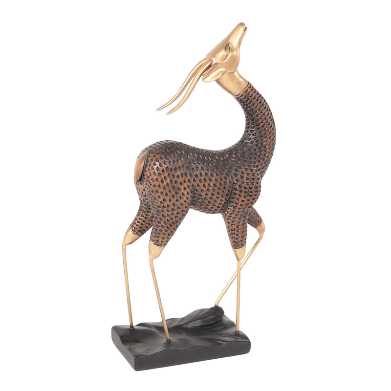 POLYRESIN GAZELLE FIGURINE