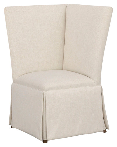 Straight Back Skirted Corner Chair Banquette - 1271-29-T