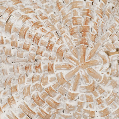 10" Resin Wicker Starfish, White