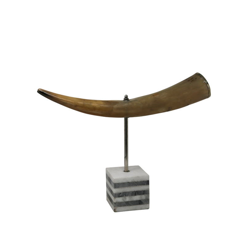 Horn On Stand, Natural