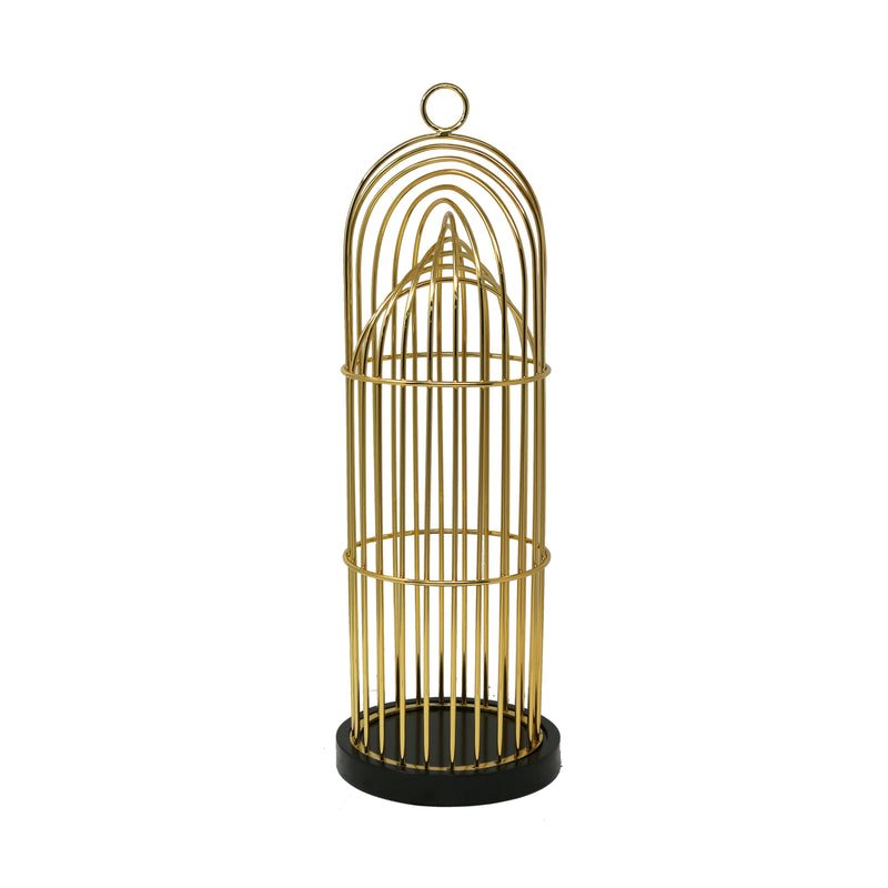 Metal Decorative Birdcage, Gold