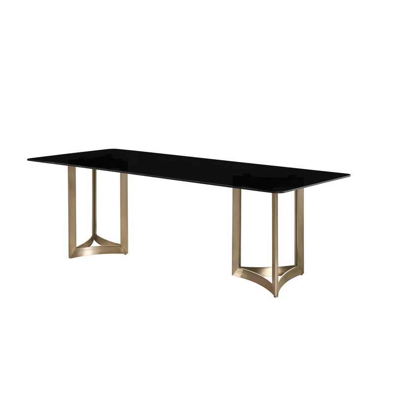 Alexa Glass Top Dining Table