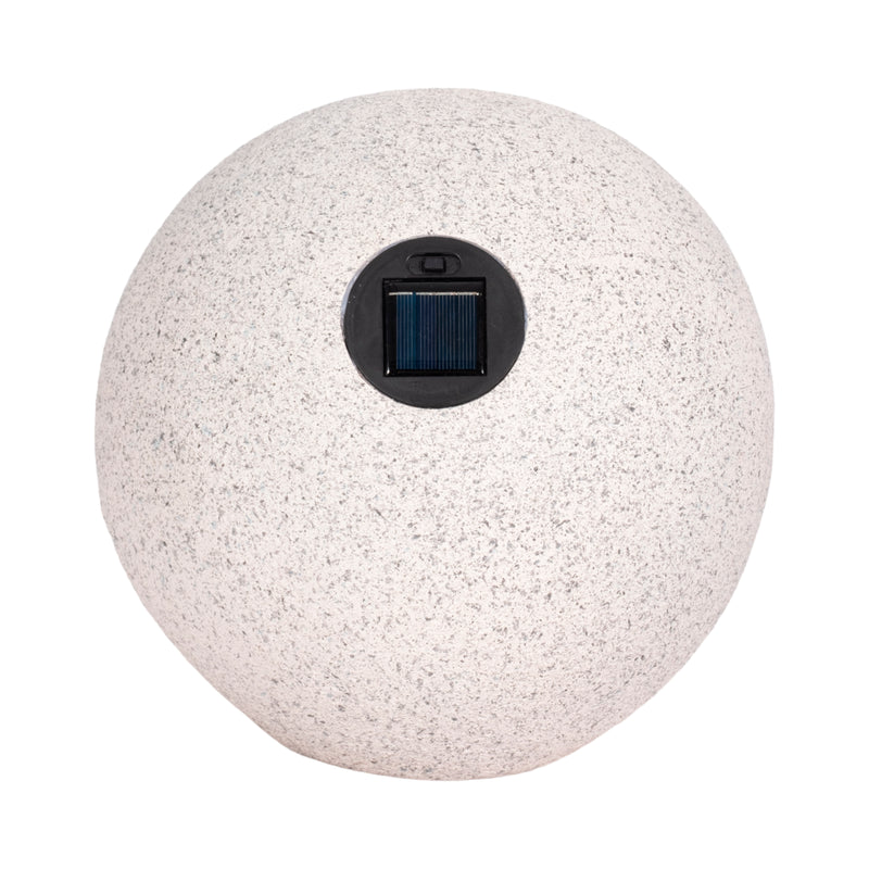 Resin, 11" Solar Orb, Grey