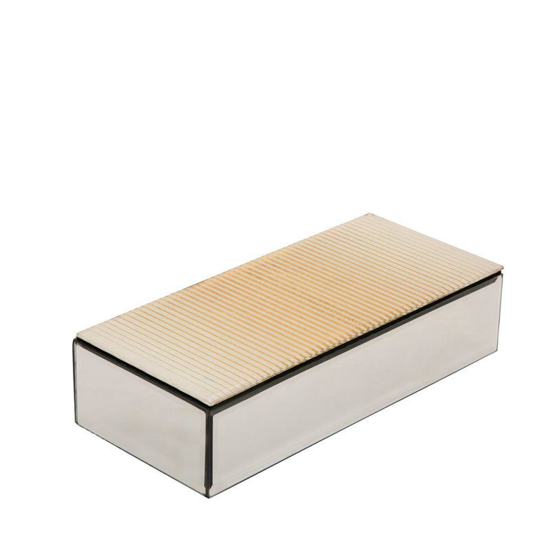 MIRROR/GOLD FADE PATTERN BOX