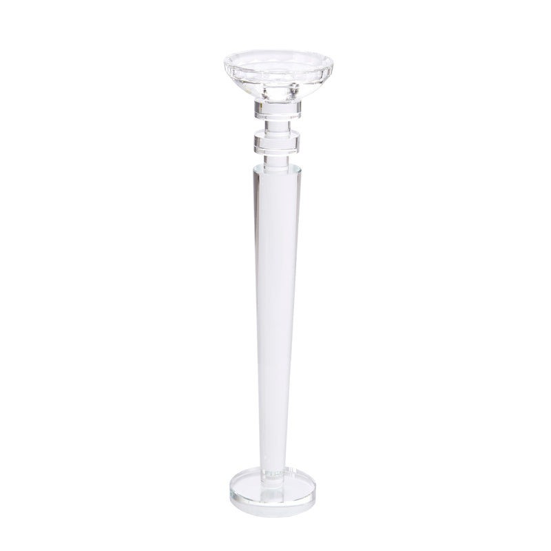 Crystal Candle Holder, Clear