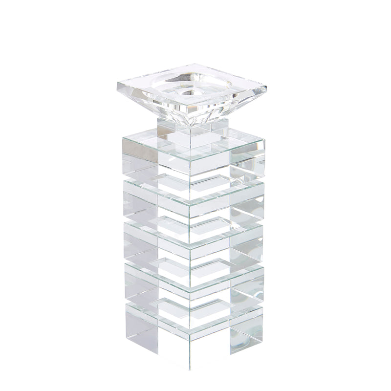 Crystal Candle Holder, Clear