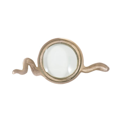 9" Snake Magnifying Glass, Gold