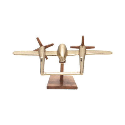 5" Praha Gold Airplane